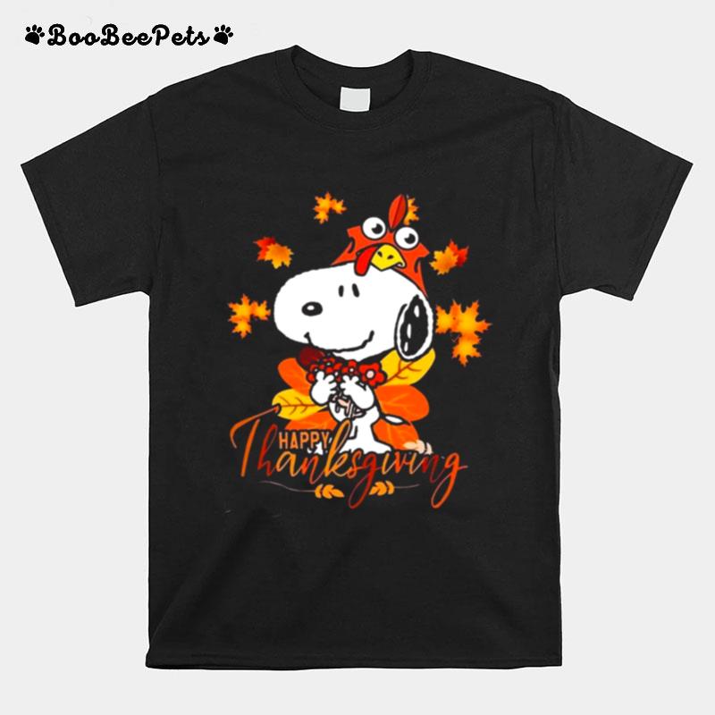 Happy Thanksgiving Day Peanuts Thanksgiving T-Shirt