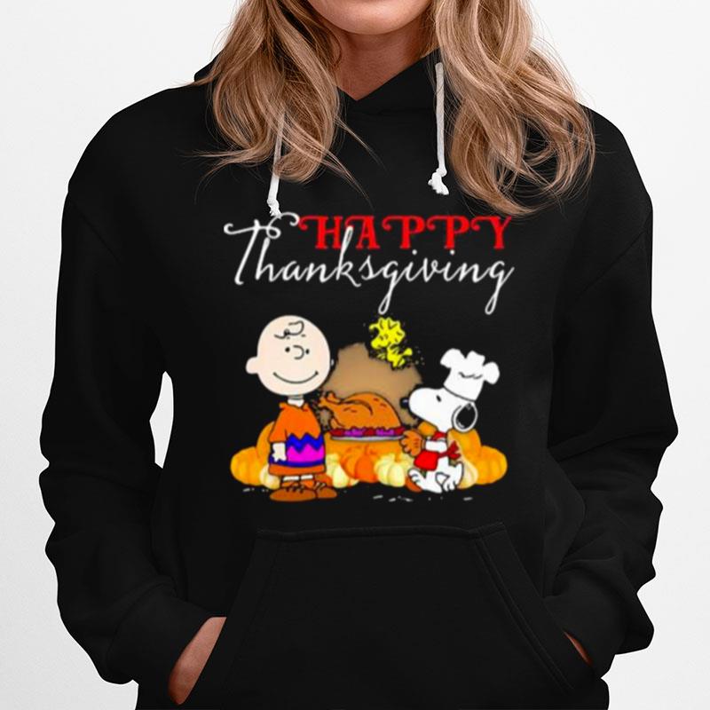 Happy Thanksgiving Halloween Snoopy Charlie Hoodie