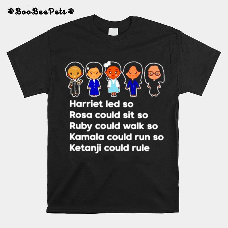 Harriet Rosa Ruby Kamala And Kbj Chibi T-Shirt