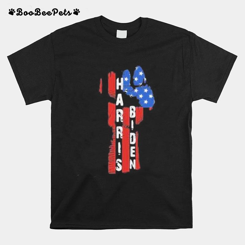 Harris Biden Black Lives Matter American Flag T-Shirt