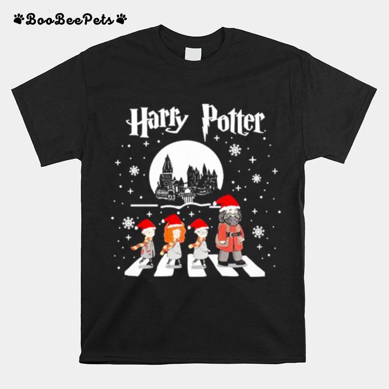Harry Potter City Abbey Road Merry Christmas 2022 T-Shirt