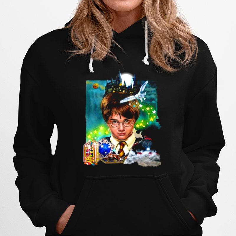 Harry Potter Night House And Moon Hoodie