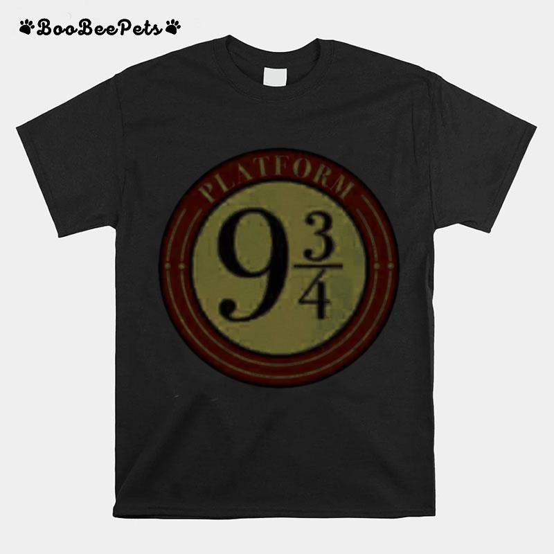 Harry Potter Platform 9 And 34 Simple Logo T-Shirt