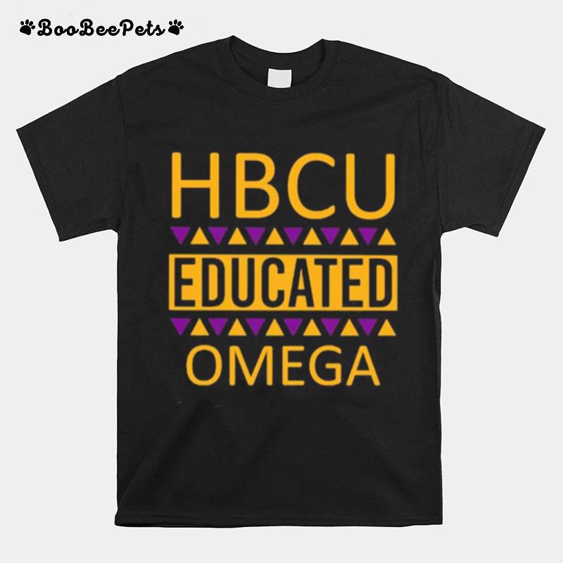 Hbcu Educated Omega Psi Phi Vintage T-Shirt