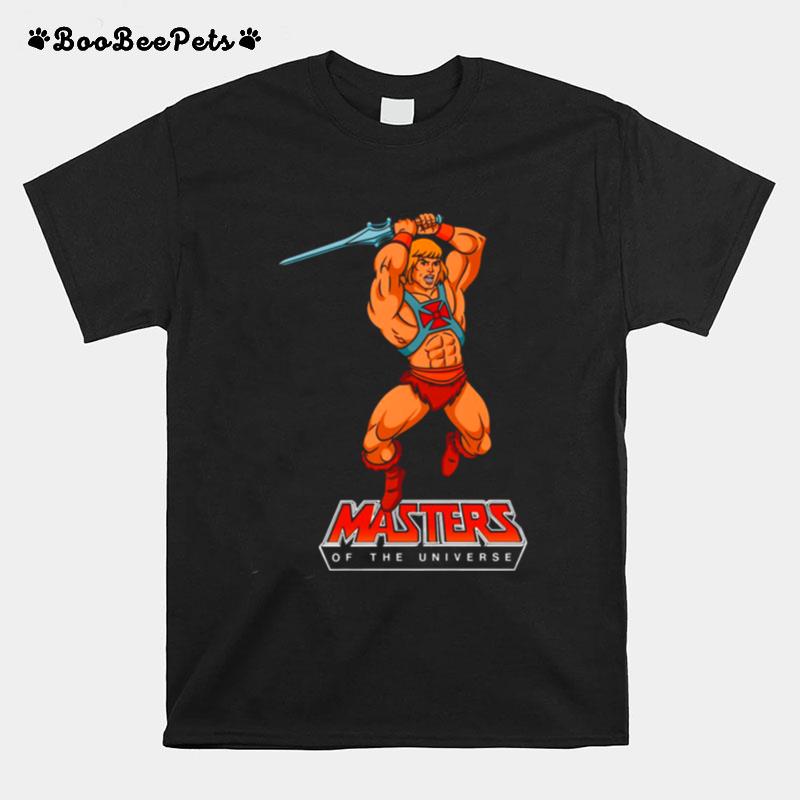 He Man Charging Into Battle Master Of The Universe T-Shirt