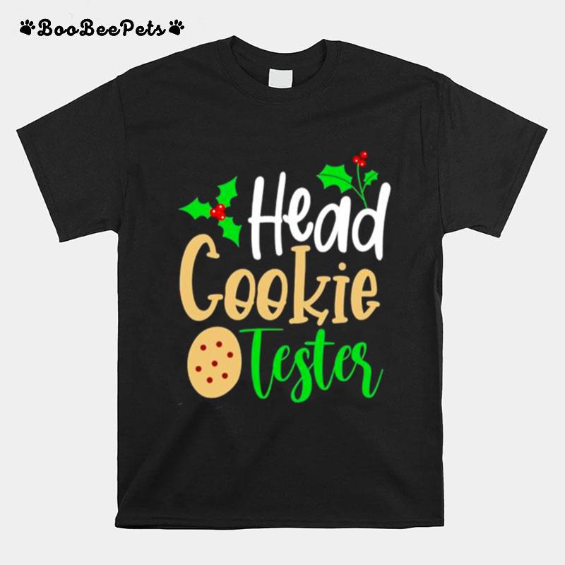 Head Cookie Tester Merry Christmas T-Shirt