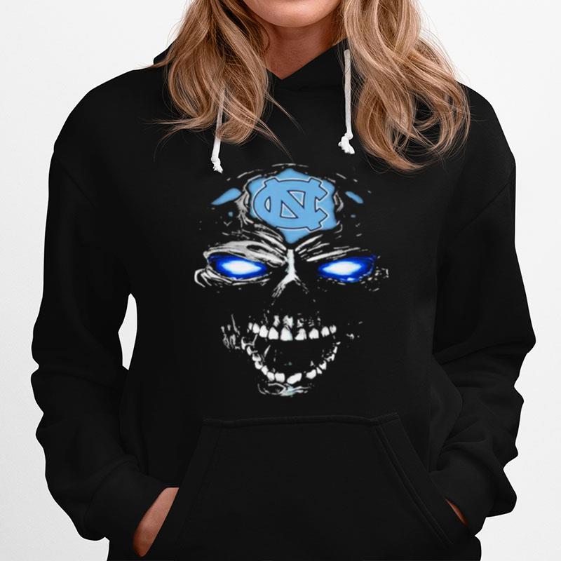 Head Skull North Carolina Tar Heels Football Hoodie