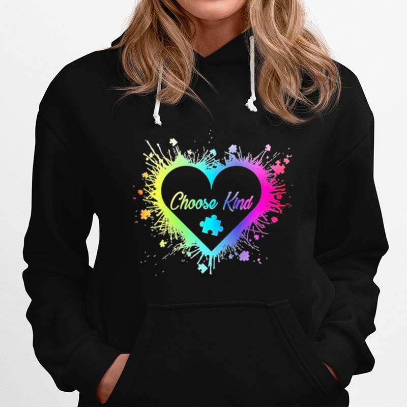 Heart Choose Kind Autism Hoodie