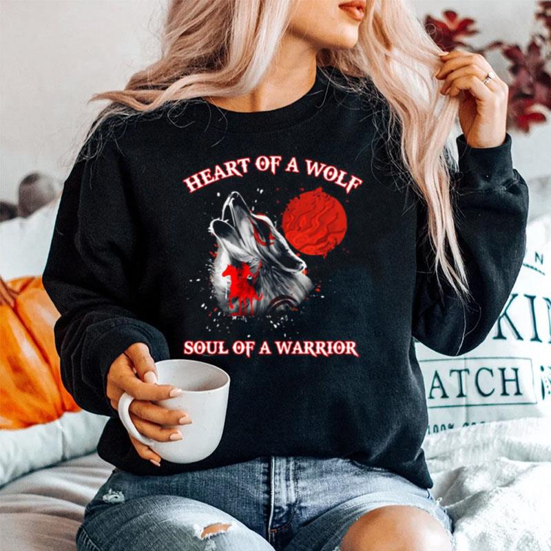 Heart Of A Wolf Soul Of A Warrior Sweater