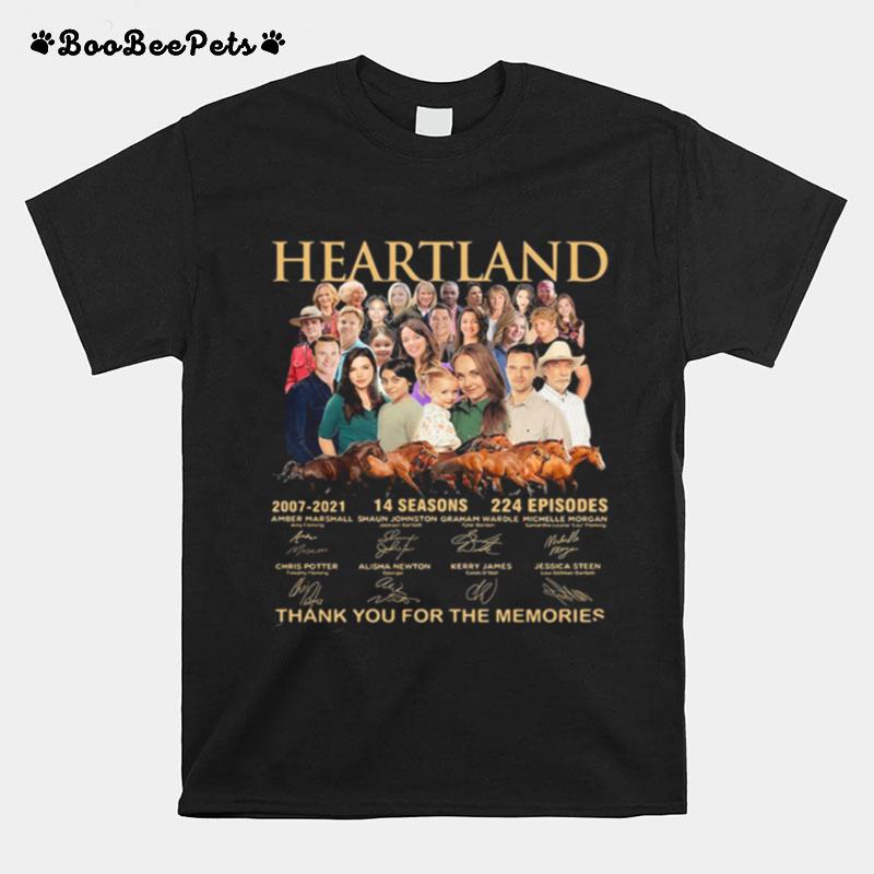 Heartland Thank You For The Memories Signatures T-Shirt