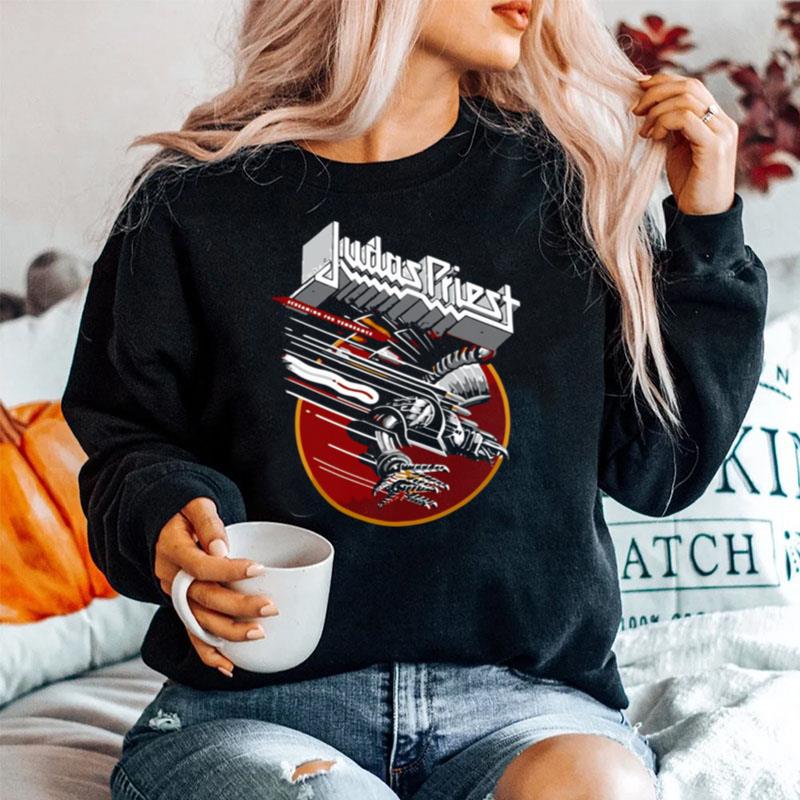Heavy Metal Band Judas Priest Band Graphic Sweater