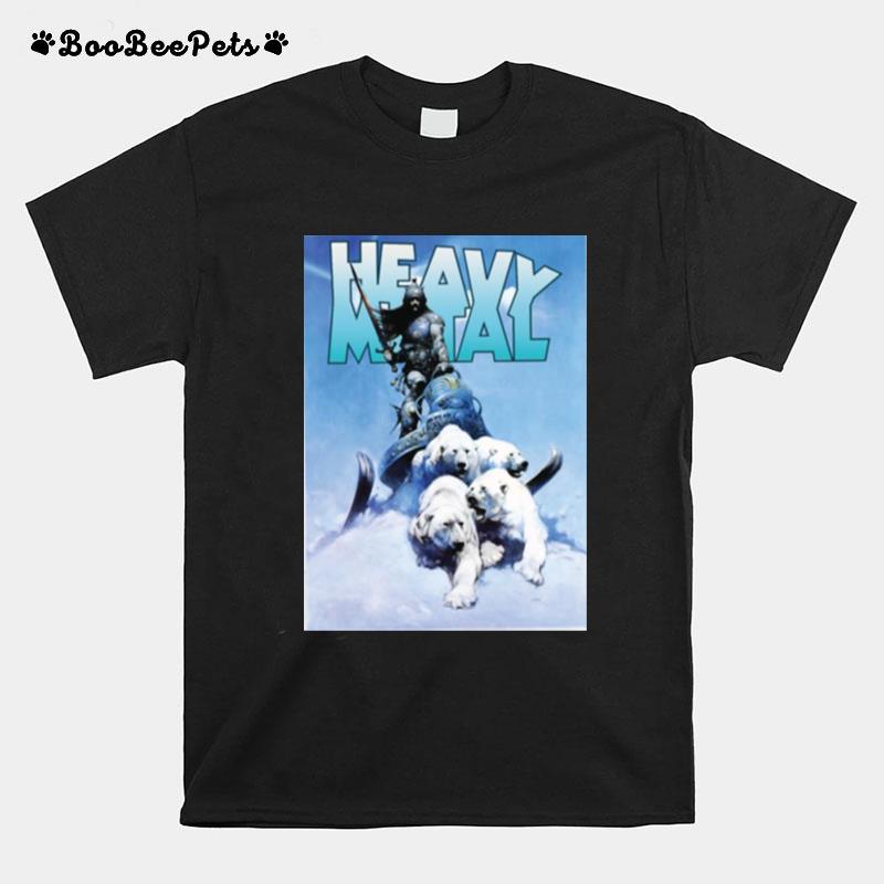 Heavy Metal Snowman Polar Bear T-Shirt