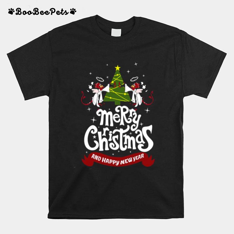 Helluva Boss Merry Christmas And Happy New Year T-Shirt