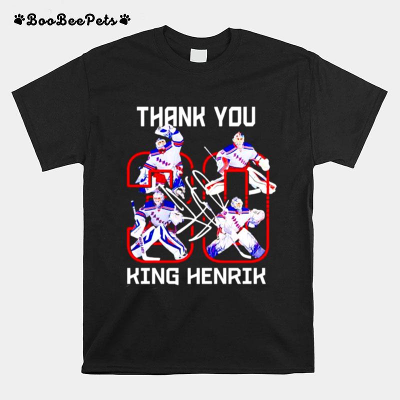 Henrik Lundqvist New York Rangers Thank You King T-Shirt