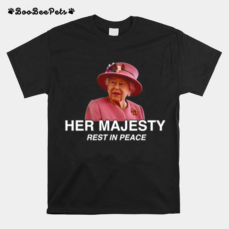 Her Majesty Queen Elizabeth Ii Rip Rest In Peace T-Shirt