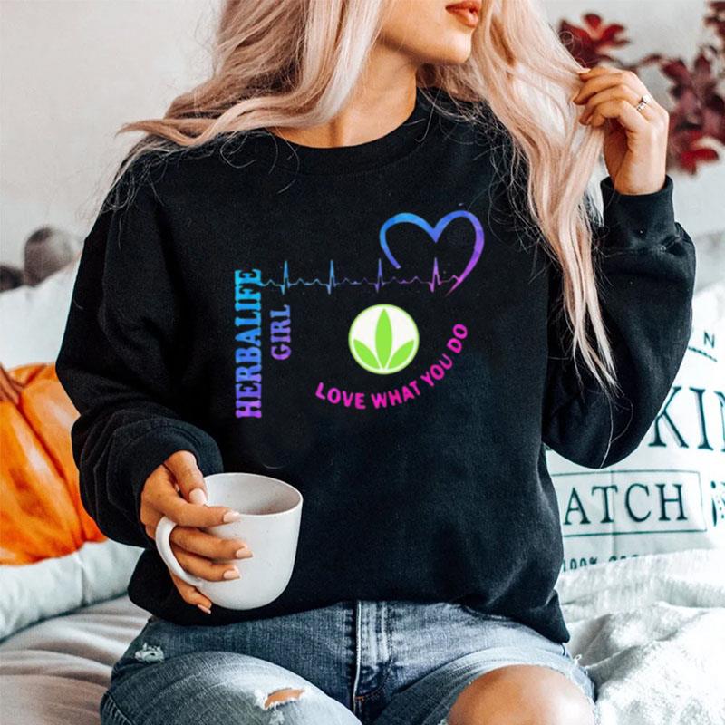 Herbalife Girl Love What You Do Heartbeat Sweater