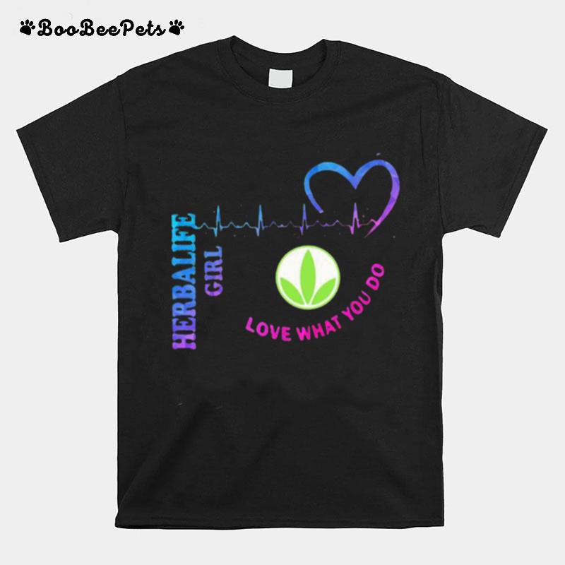 Herbalife Girl Love What You Do Heartbeat T-Shirt