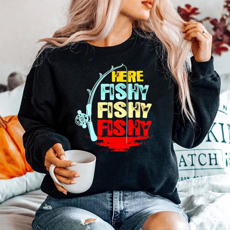 Here Fishy Fishy Fishy Sweater