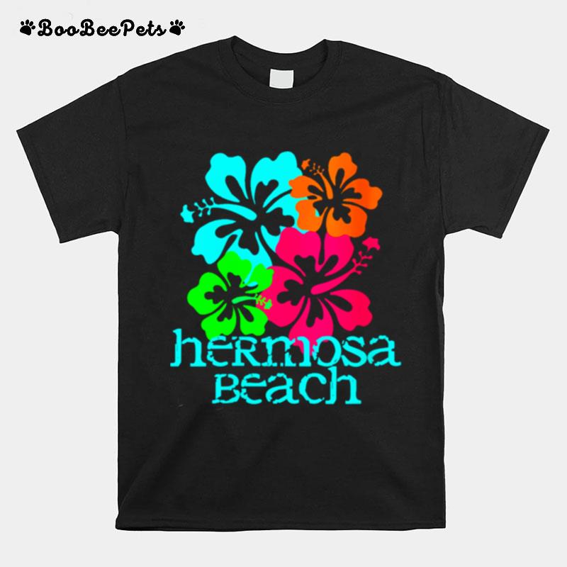 Hermosa Beach Vacation Travel Surf California Vacay T-Shirt