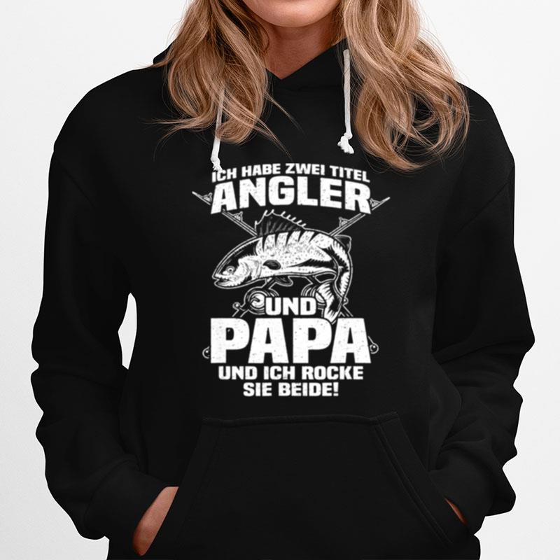 Herren Angler Und Papa Lustiges Angler Angeln Hoodie