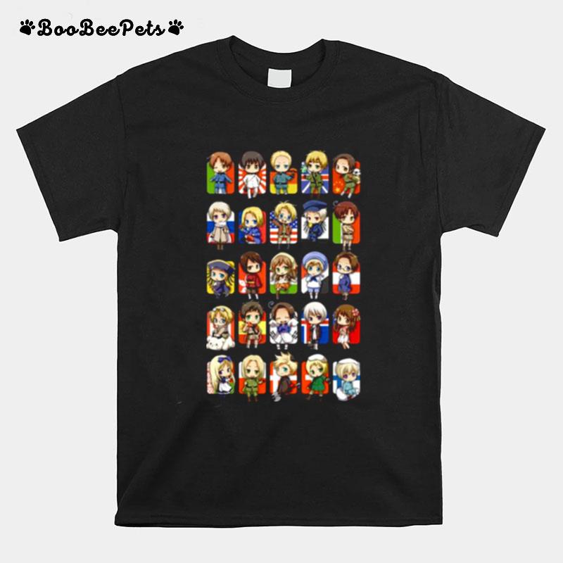 Hetalia Axis Powers Country Group T-Shirt