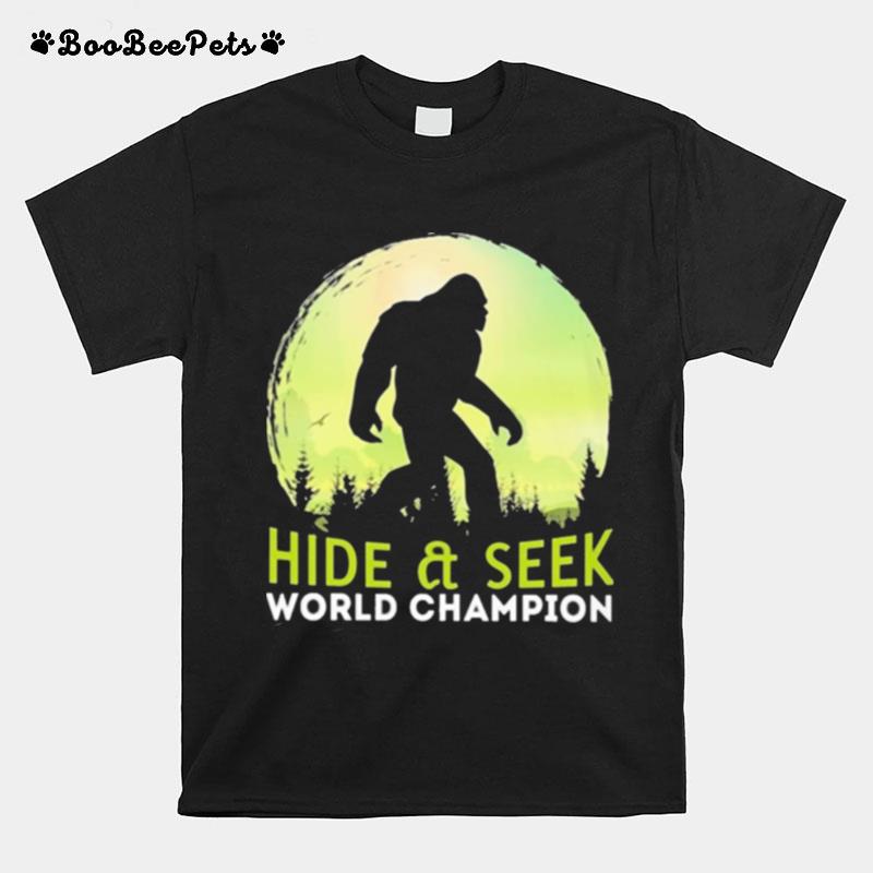 Hide Seek World Champion Camping T-Shirt