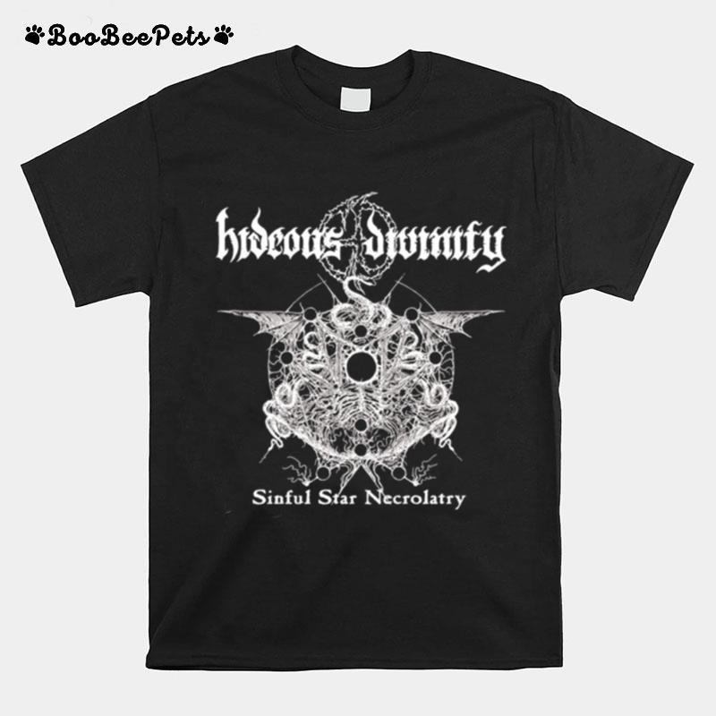 Hideous Jointly Sinful Star Necrolatry T-Shirt