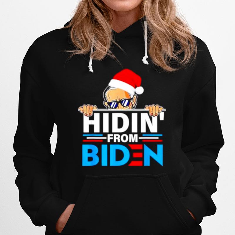 Hidin From Biden Santa Joe Biden Hoodie