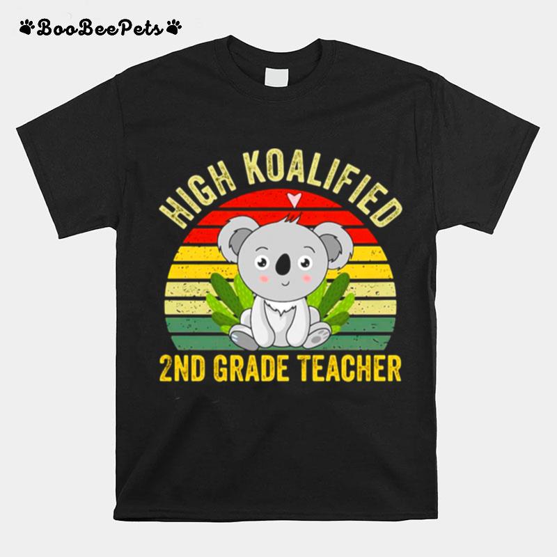 High Koalified 2Nd Grade Teacher Vintage T-Shirt