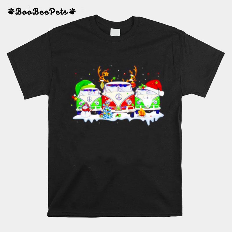 Hipper Car Camping Christmas T-Shirt