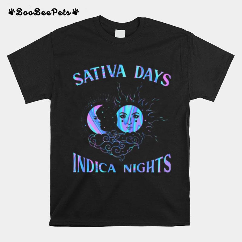 Hippie Sativa Days Indica Nights T-Shirt