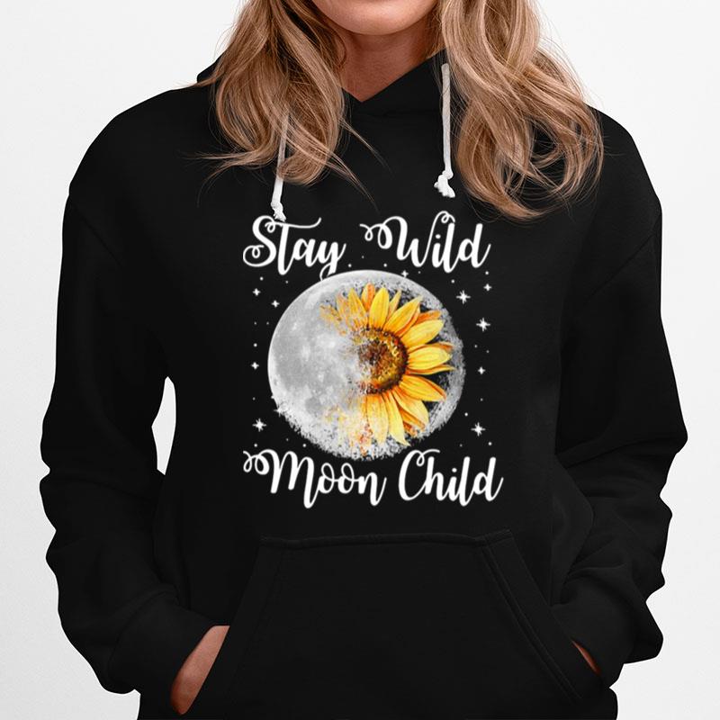 Hippie Sunflower Stay Wild Moon Child Hoodie