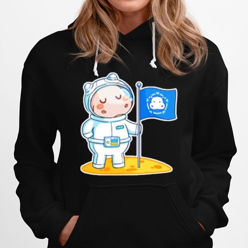 Hippo Astronaut Hoodie