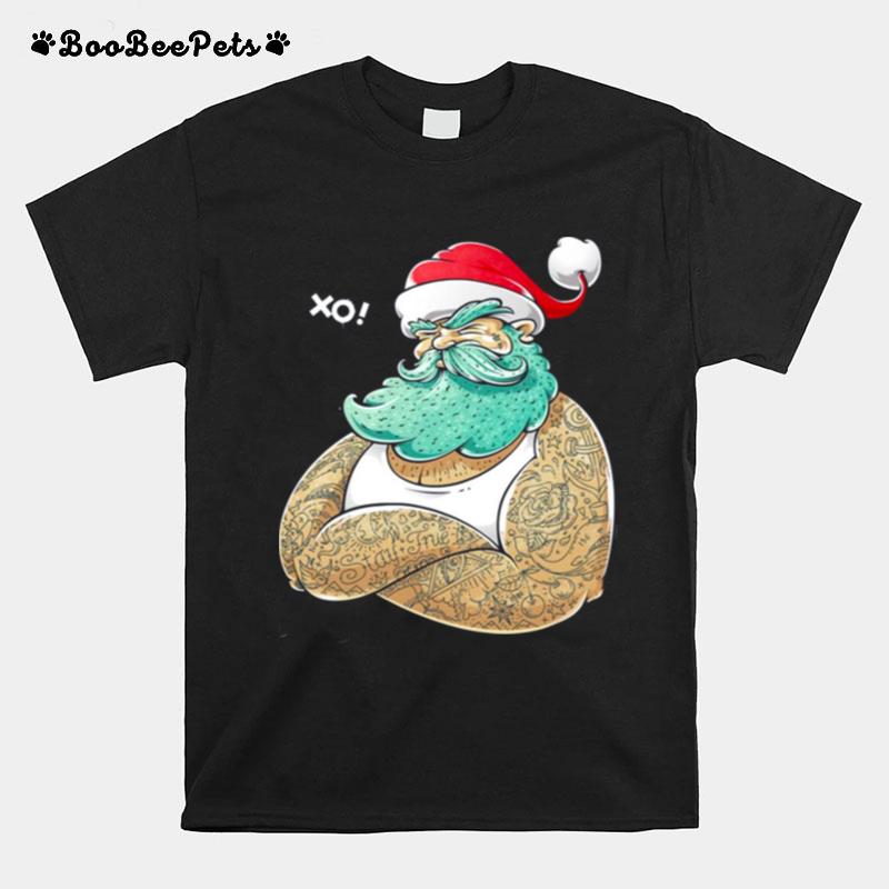 Hipsta Claus Xo Santa Merry Christmas T-Shirt