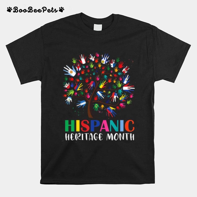 Hispanic Heritage Month Proud Hispanic Latino Americans T-Shirt