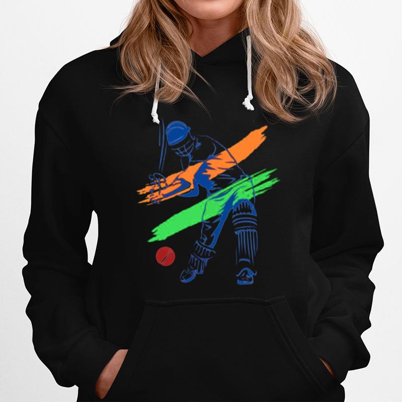 Hit The Ball Cricket Players Hoodie