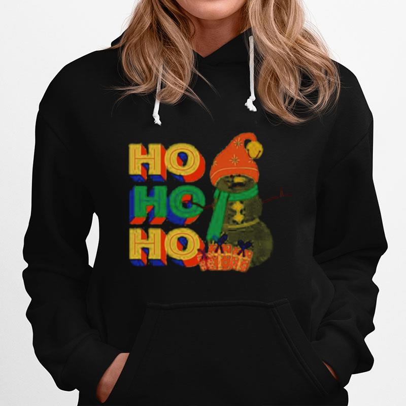 Ho Ho Ho Christmas Snowman Hoodie