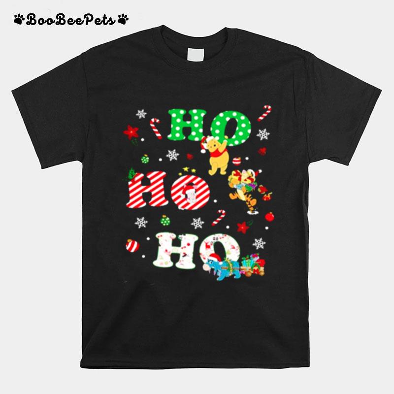 Ho Ho Ho Pooh And Friends Christmas T-Shirt