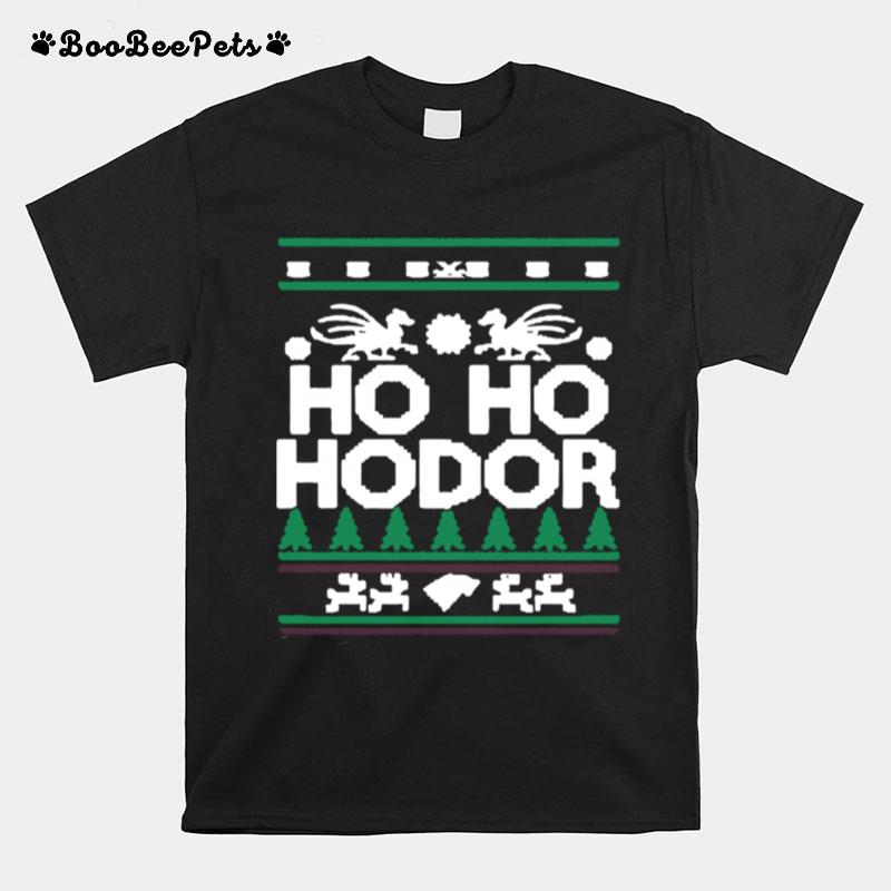 Ho Ho Hodor Ugly Christmas T-Shirt