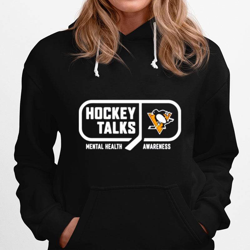 Hockey Talks Mental Health Awareness Pittsburgh Penguins Hoodie