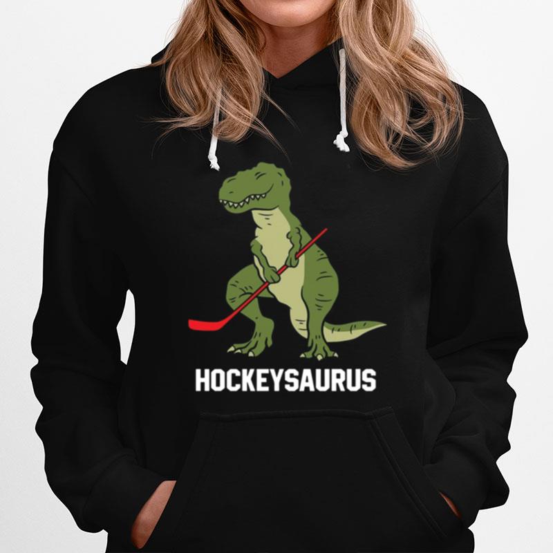 Hockeysaurus Dinosaur Hoodie