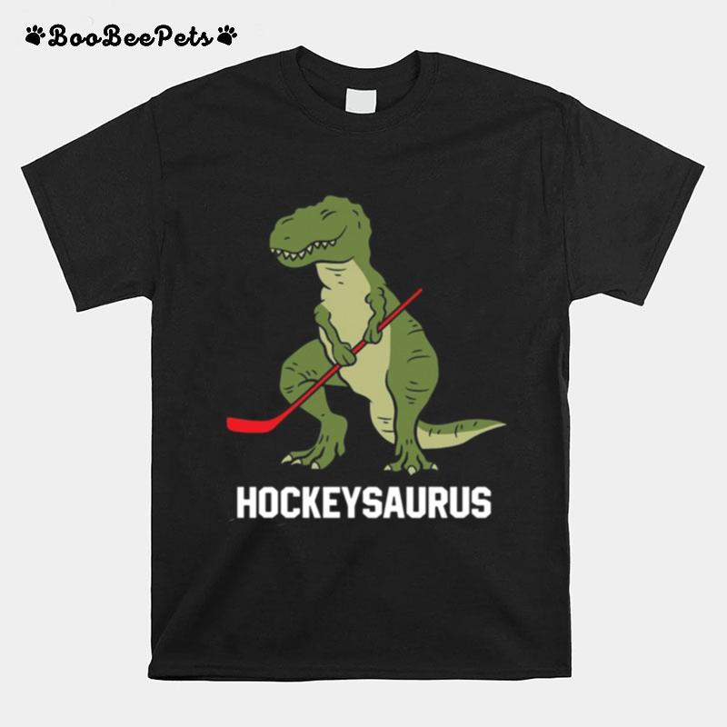 Hockeysaurus Dinosaur T-Shirt