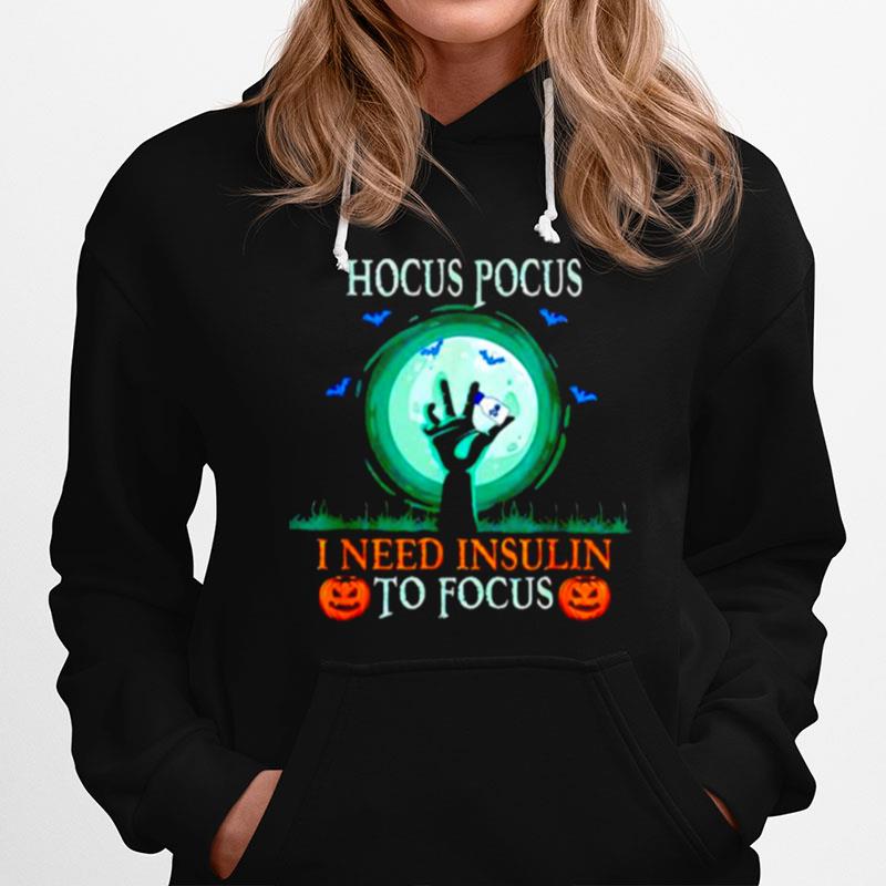 Hocus Pocus Need Insulin Diabetes Awareness Halloween Hoodie