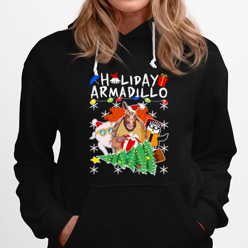 Holiday Armadillo Ugly Xmas Sweater Sweater Hoodie
