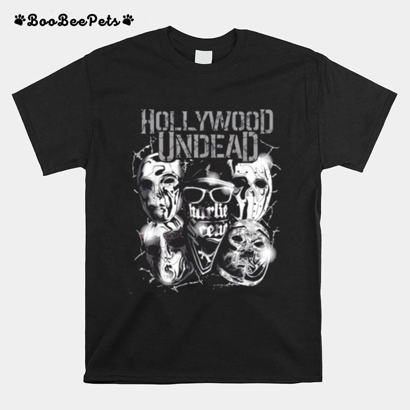 Hollywood Undead Official Metal Masks T-Shirt