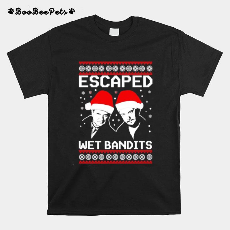 Home Alone Escaped Wet Bandits Ugly Christmas T-Shirt