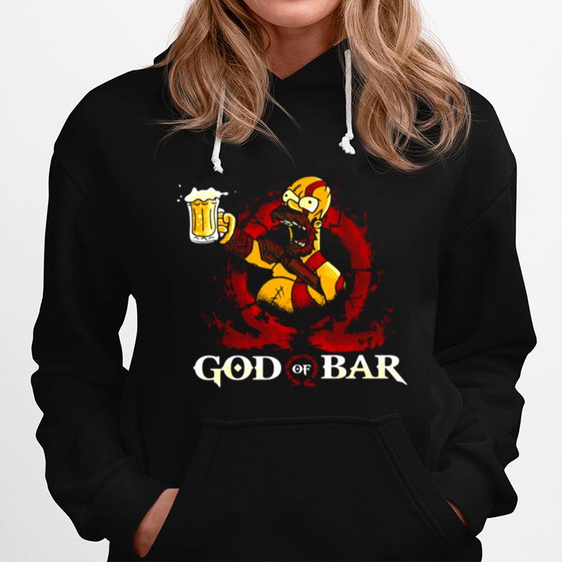 Homero Simpson God Of Bar Hoodie