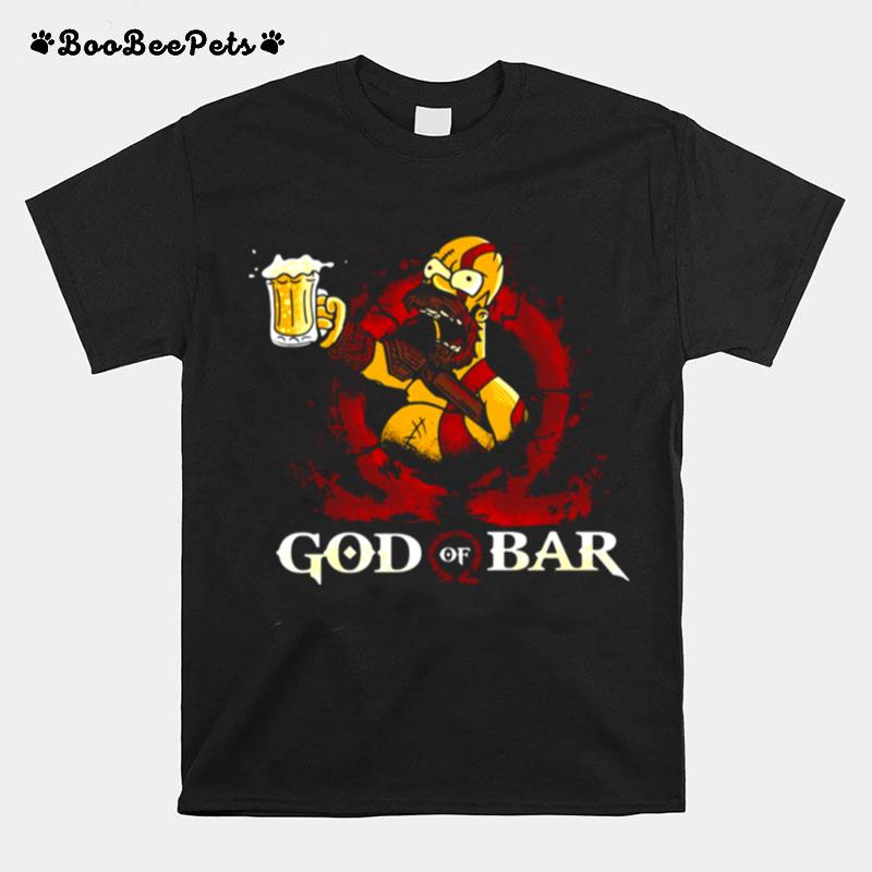 Homero Simpson God Of Bar T-Shirt