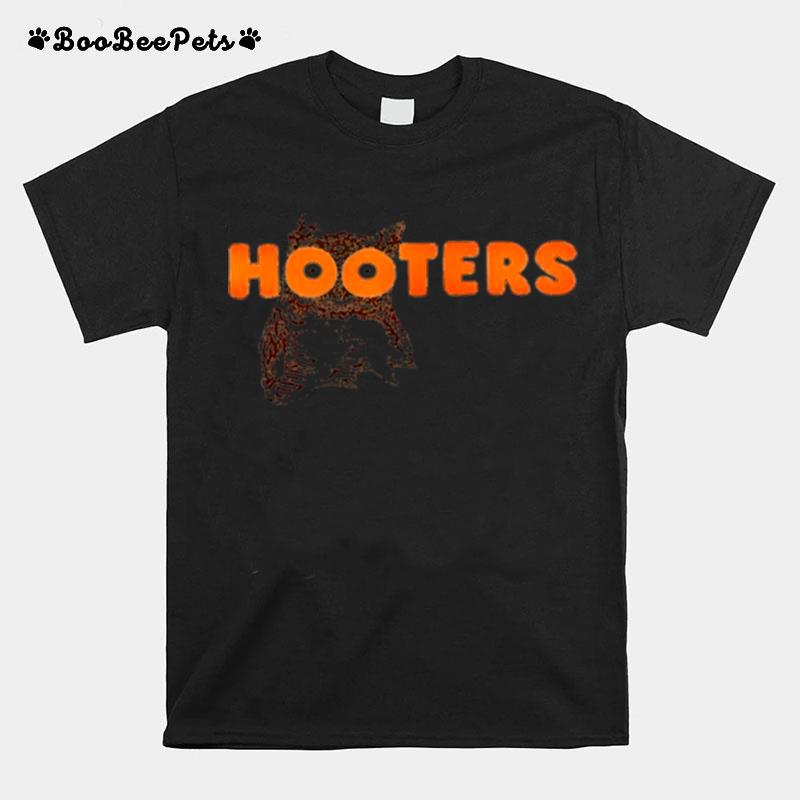 Hooters Owl Boobs American Sexy Waitress T-Shirt