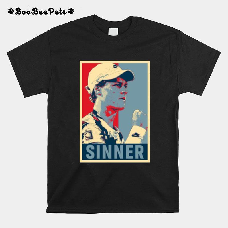 Hope Graphic Tennis Jannik Sinner T-Shirt